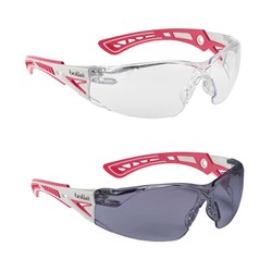 Bolle Rush+ Small Safety Glasses Supporting Breast Cancer Network Australia