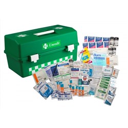 Uneedit Complete National Standard Workplace First Aid Kit Portable Plastic Case
