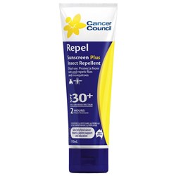 Cancer Council Sunscreen Repel50+ 110ml tube