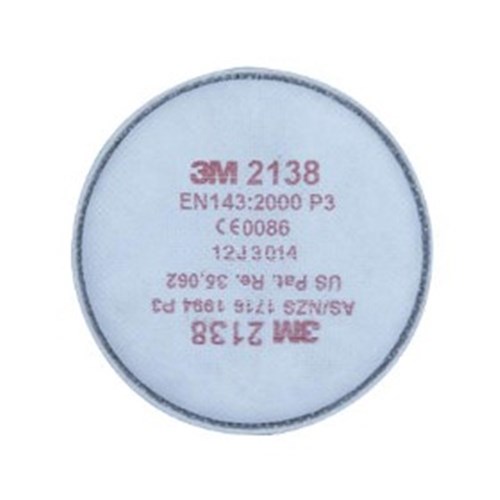 3M 2138 P3 Dust/Mist/Nuisance Level Ov/Ag Disk Filter