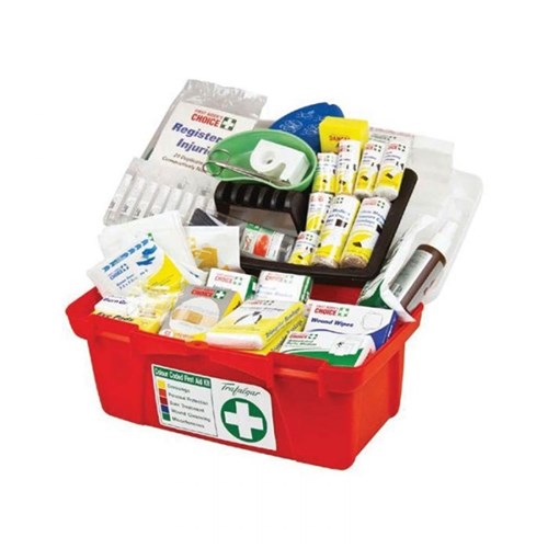 Brady Portable Polypropylene National Workplace First Aid Kit - Red