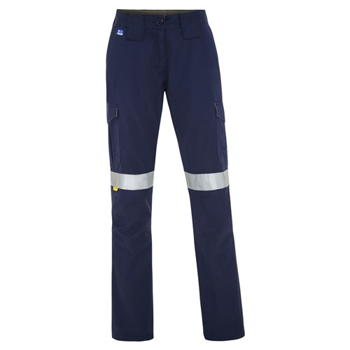 WS Workwear Womens Cargo Pants with Reflective Tape
