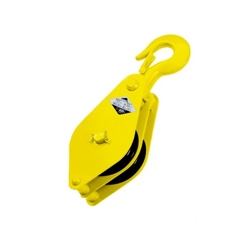 Beaver Double-Hand Operated Sheave Blocks with Swivel Hook